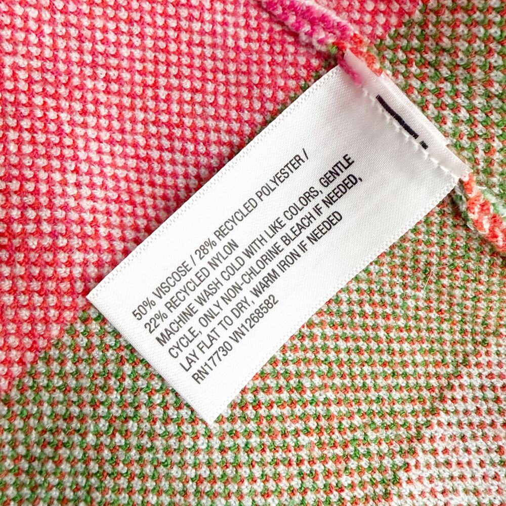 KATE SPADE x TARGET | NWT Plaid Pink Orange Green Knit Dress Multicolor | XL - Picture 7 of 7